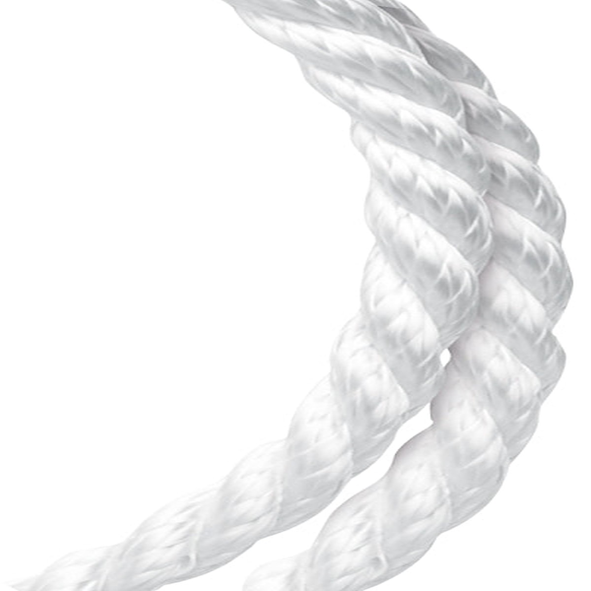 Baron 54612 Rope 12 in Dia 300 ft L 420 lb Working Load NylonPoly White