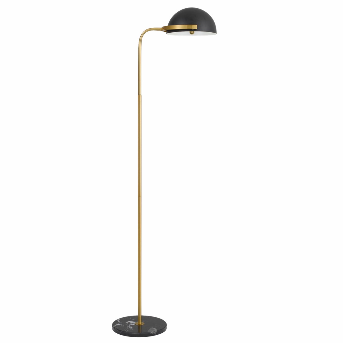 Telbix Pollard Floor Lamp Black Antique Gold