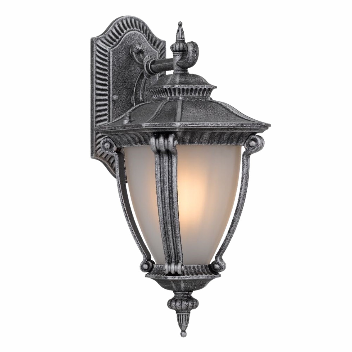 Telbix Delfino Exterior Wall Light Silver