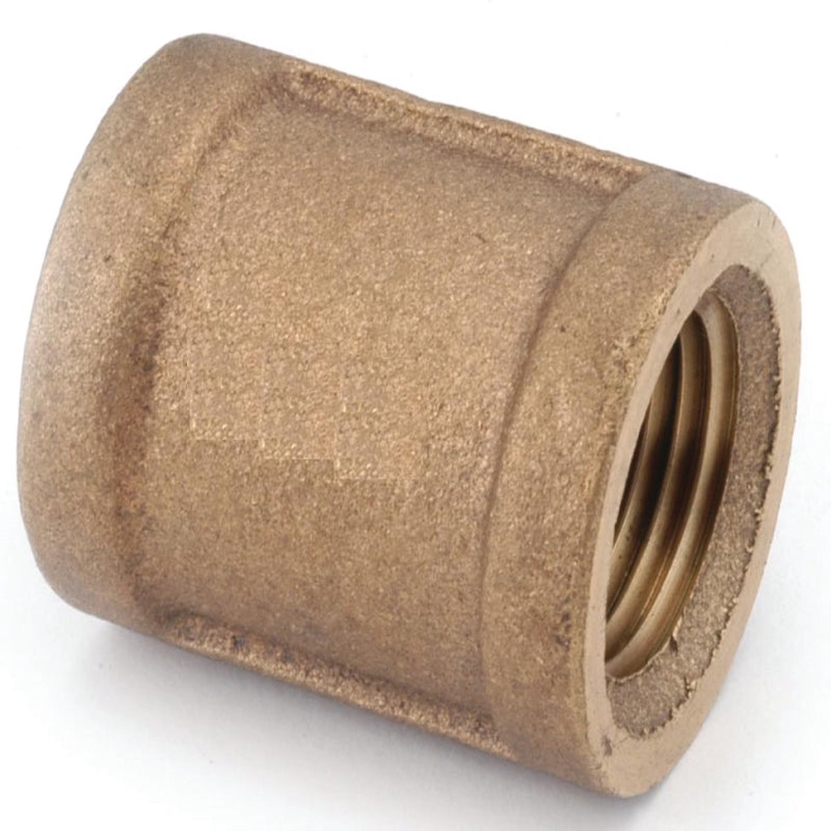 Anderson Metals 738103-06 Pipe Coupling 38 in FIPT Brass