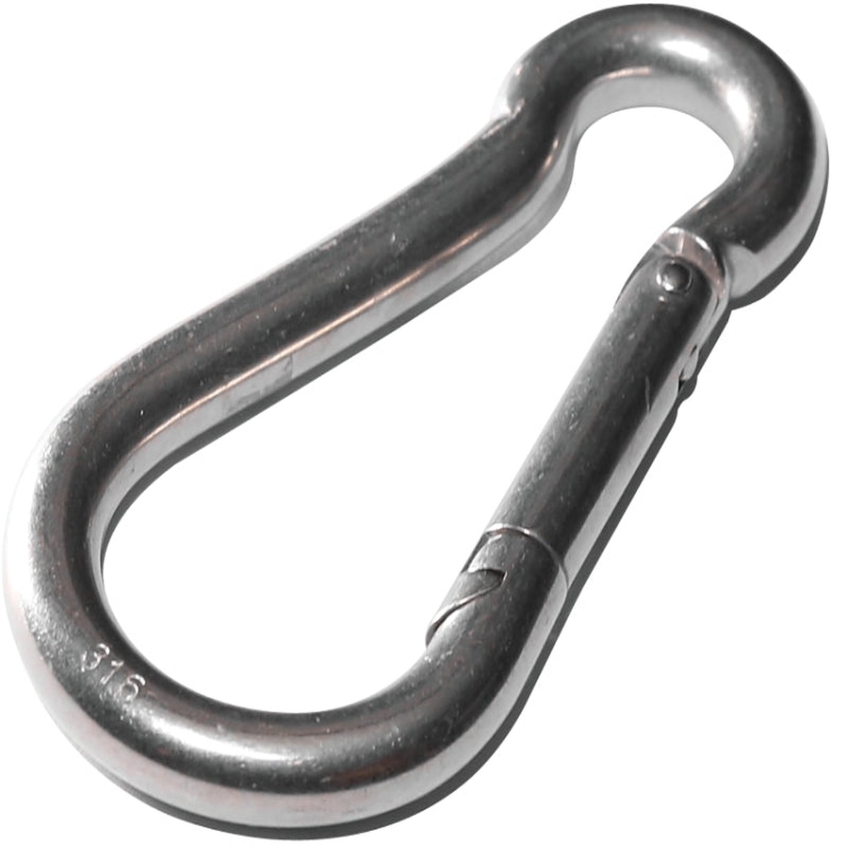 Baron 2450-932 Spring Hook Snap Link 028 in THK Dimensions Steel Zinc