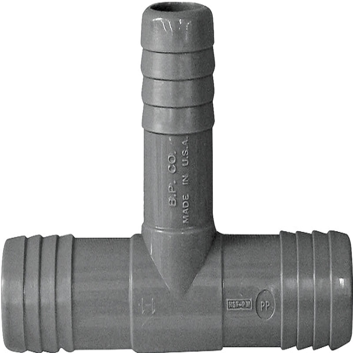 TEE POLY BARB 34 IN