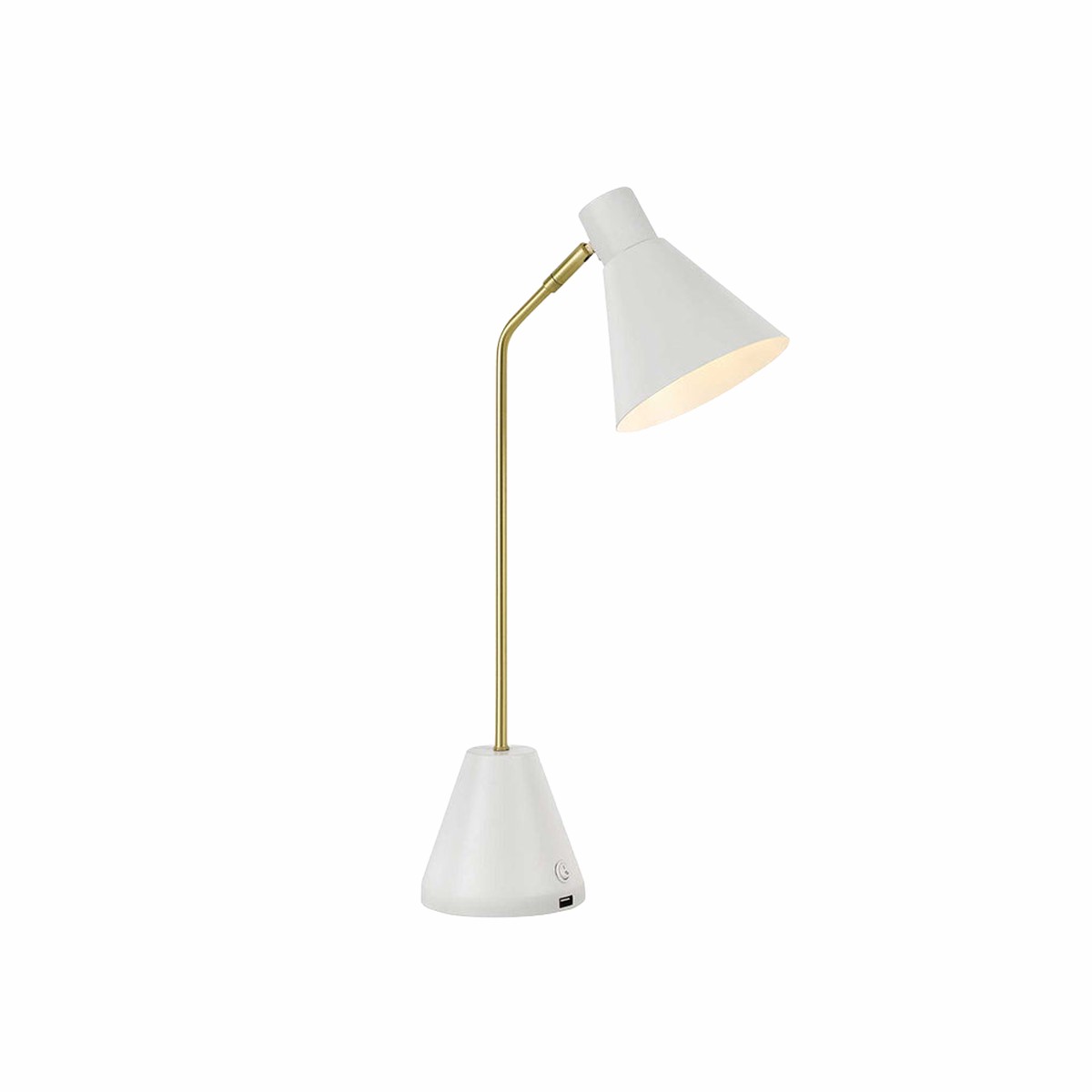 Telbix Ambia Table Lamp With USB White