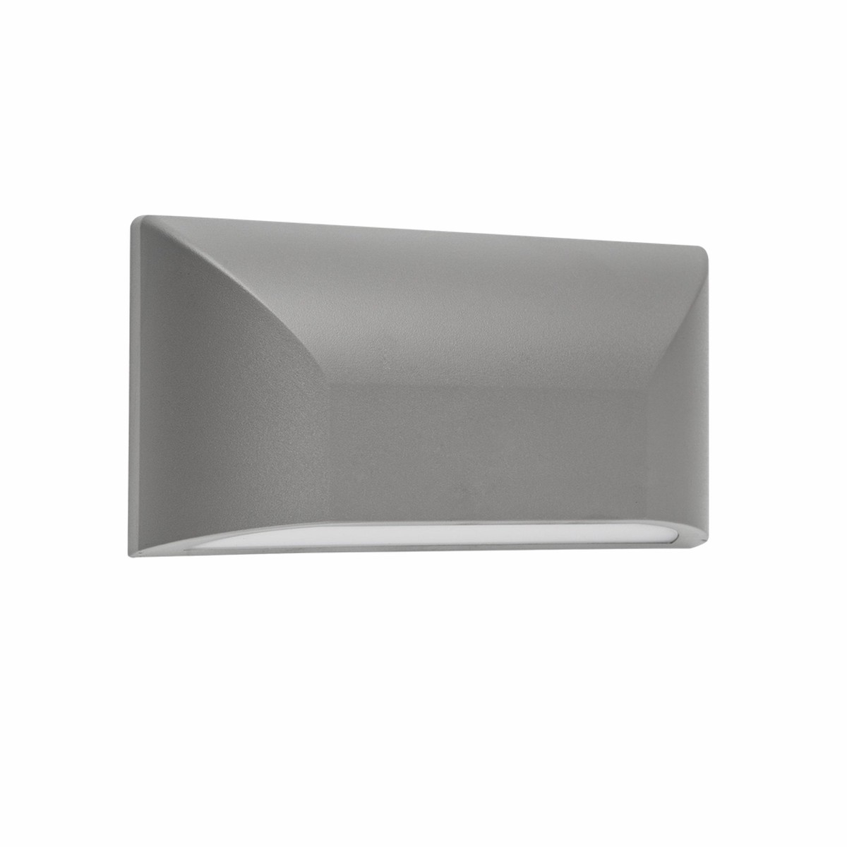 Telbix Bloc Ext 5W Led Wall Light Silver