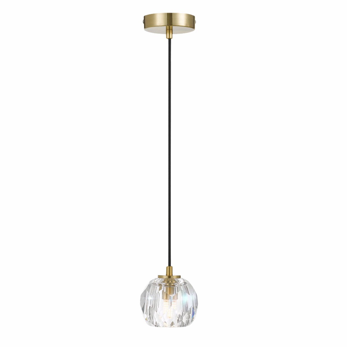 Telbix Zaha 1 Pendant Antique Gold