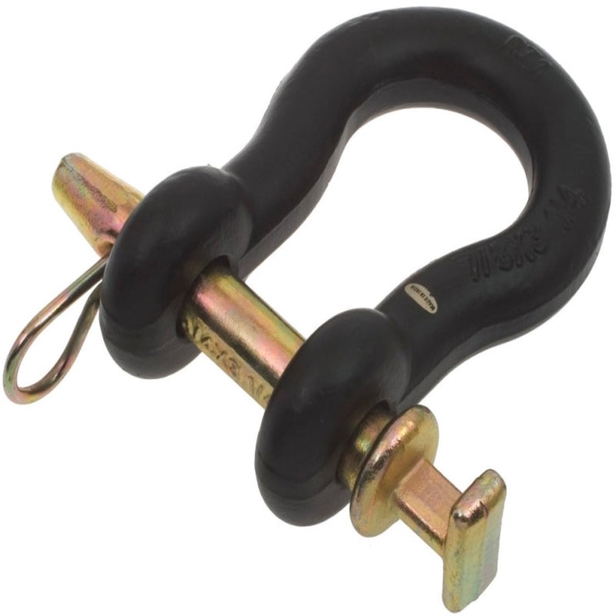 SpeeCo S49010600 Straight Clevis 16000 lb Working Load 4-14 in L Usable Steel Powder-Coated
