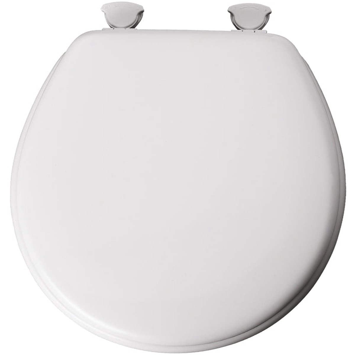 Bemis 44EC-000 Toilet Seat Round Molded Wood White Twist Hinge