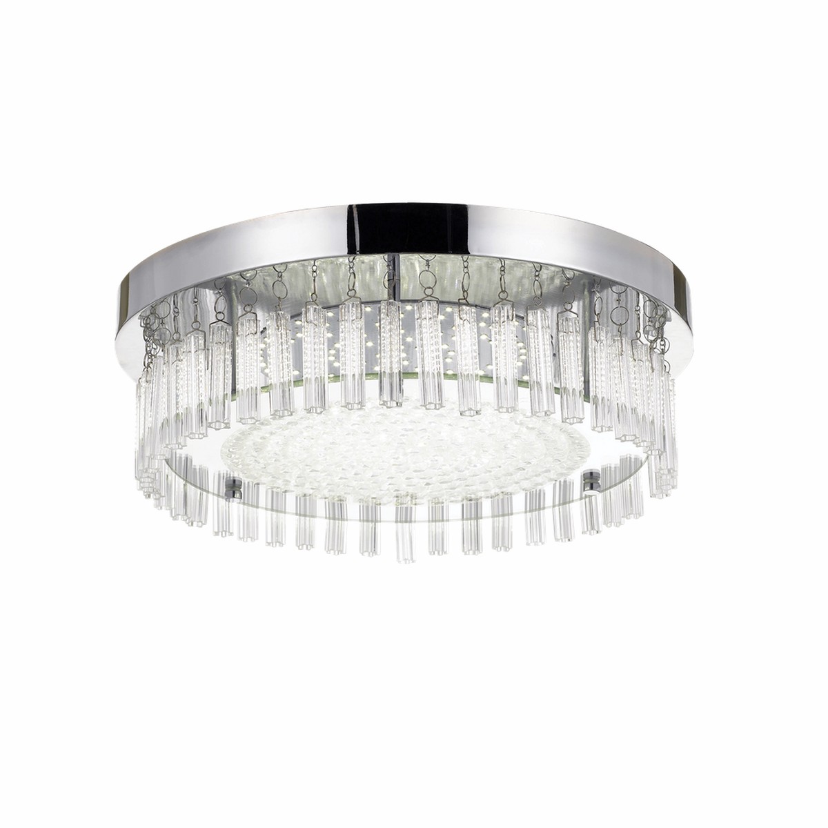 Telbix Andela Round 30W Led Oyster Chrome