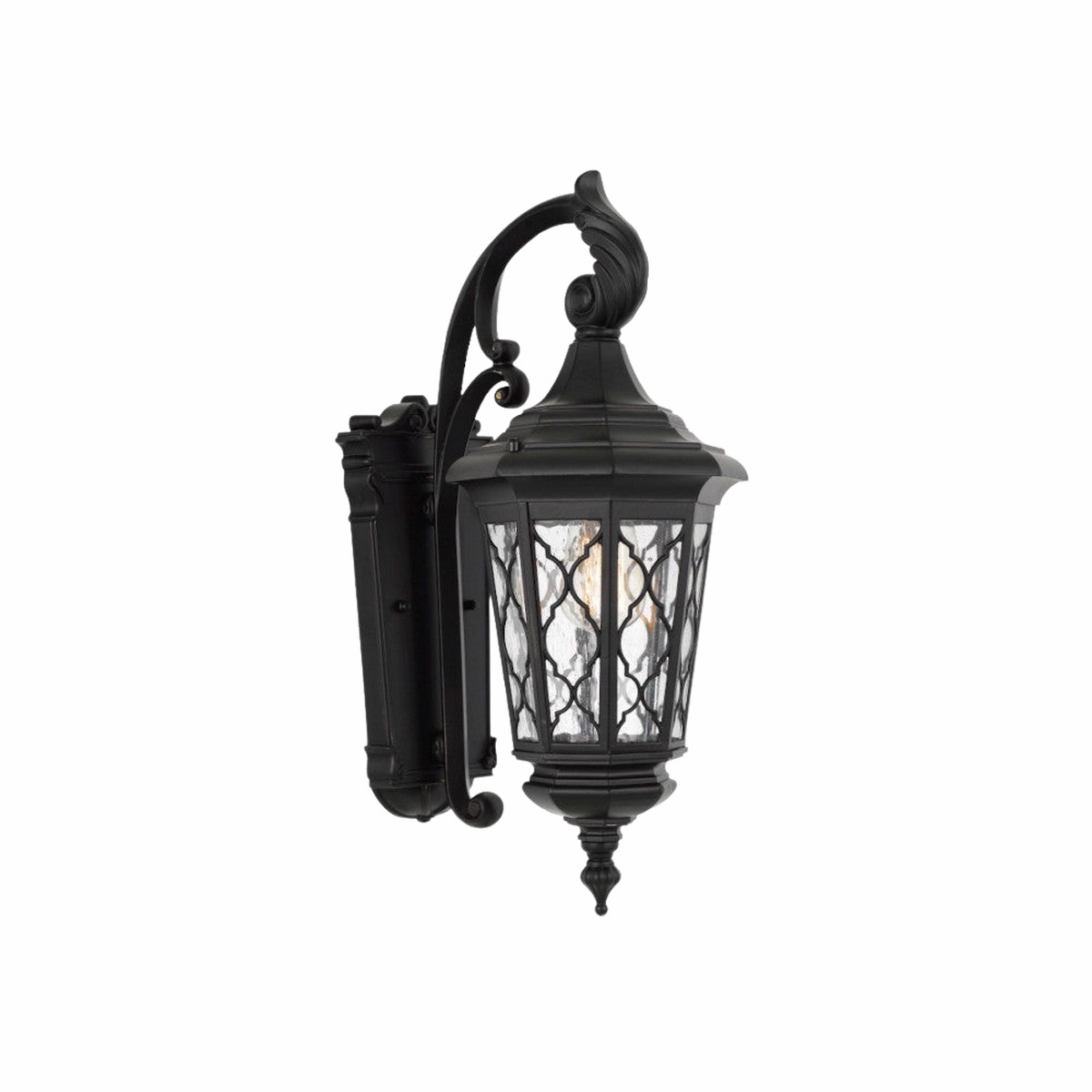Telbix Brinley 28 Exterior Wall Light Black