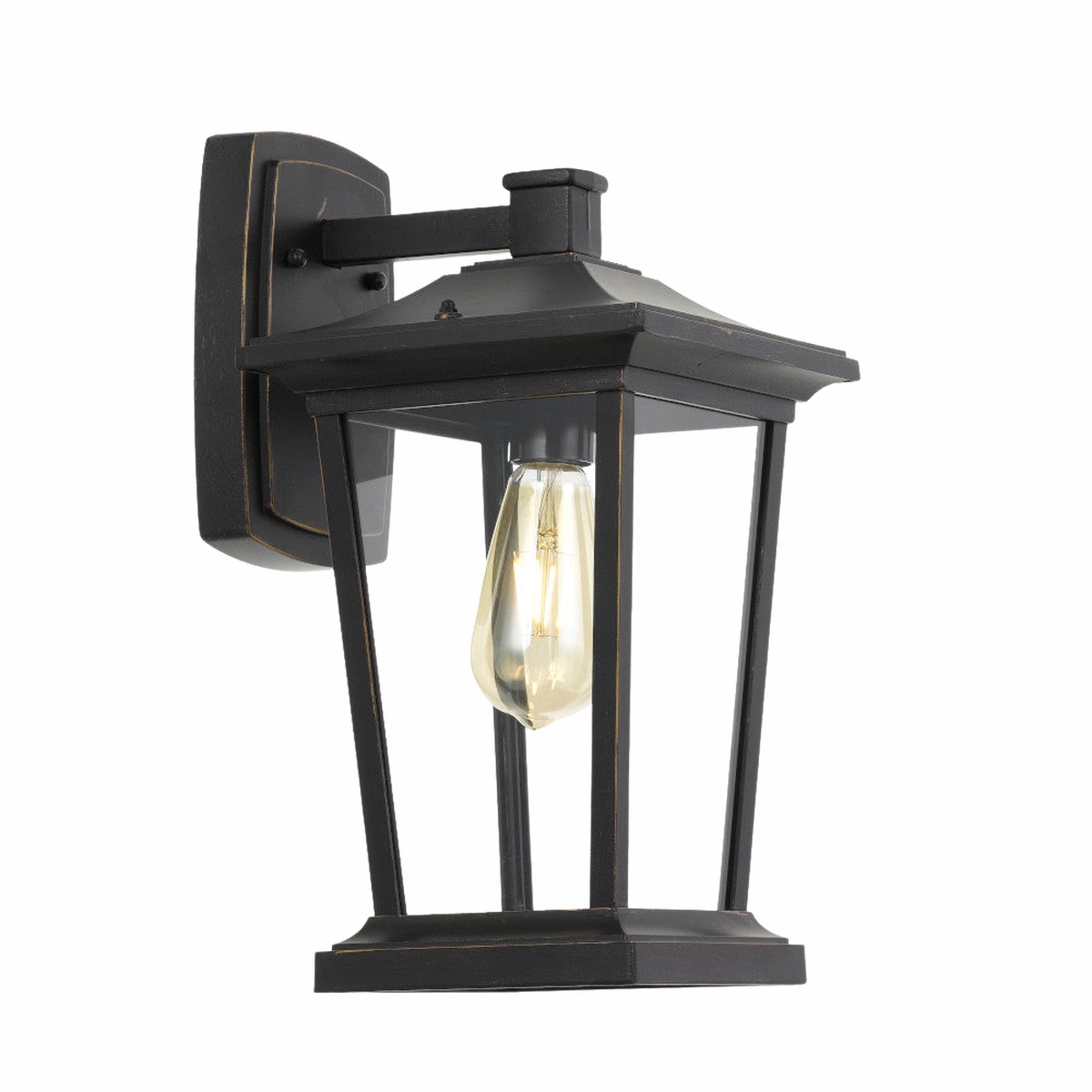 Telbix Walton Exterior Wall Light Black