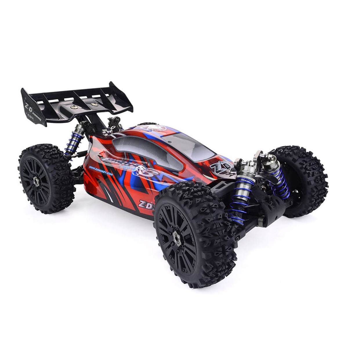 ZD Racing Pirates3 BX-8E 18 Scale 4WD Brushless Electric Buggy Red Vehicle RTR- Radom Color